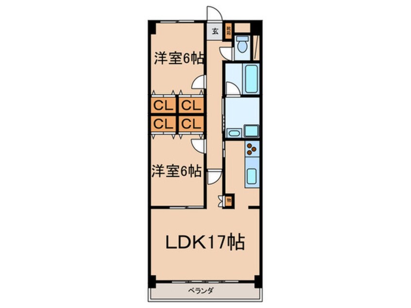 間取図 リ－フマンショングランディア