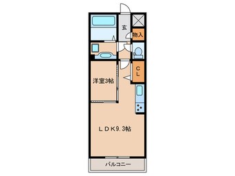 間取図 パステル一宮