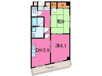 間取図 アメニティ代官町