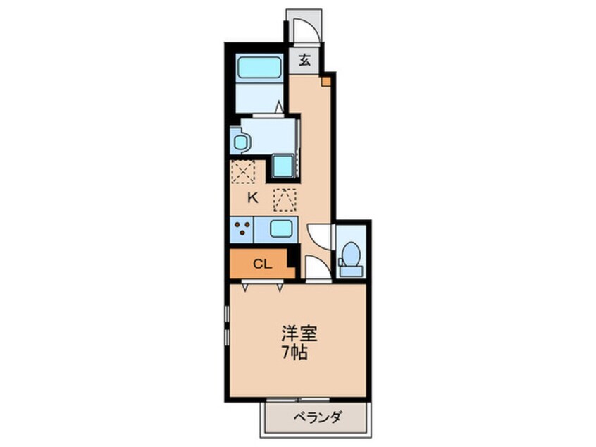 間取図 アムールSV