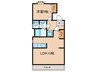 コ－ポ光荘 1LDKの間取り