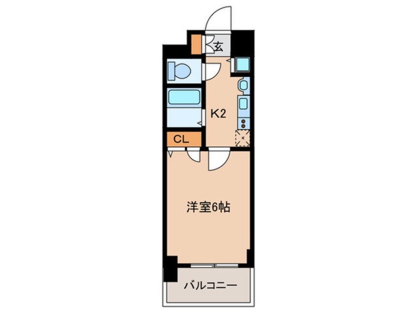 間取図 ﾌﾟﾚｻﾝｽ名古屋STATIONｱﾌﾞｿﾘｭｰﾄ