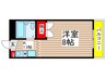 第１ハイコ－プ田中 1Kの間取り