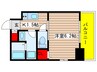 ｴｽﾃﾑｺｰﾄ名古屋泉ﾌﾟﾗﾁﾅﾑｹﾞｰﾄ 1Kの間取り