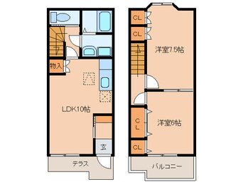 間取図 パ－クサイド南山