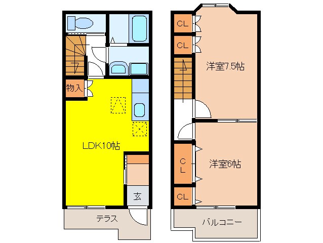 間取り図 パ－クサイド南山