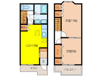 間取図 パ－クサイド南山