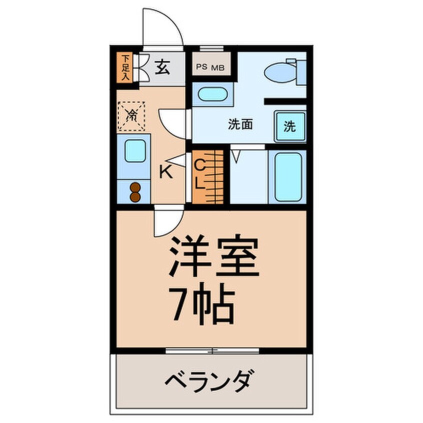 間取図 CREA児玉