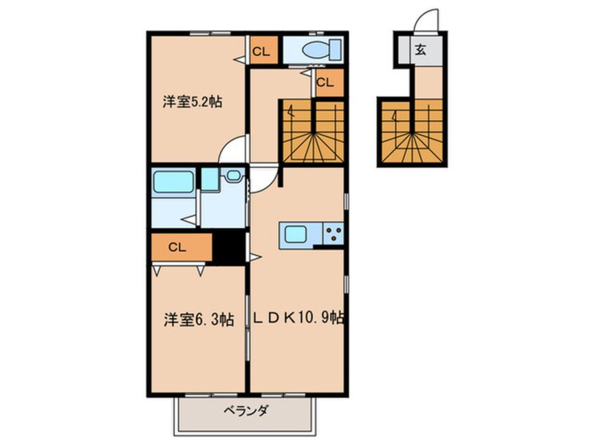 間取図 CRコート