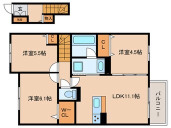 間取図 サンハイム八社