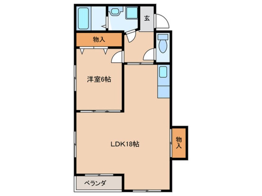 間取図 第２カーサＥＮＳＨＯ