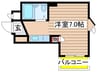プレアール名古屋原 1Rの間取り