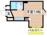 プレアール名古屋原 1Rの間取り