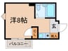 プレアール名古屋原 1Rの間取り