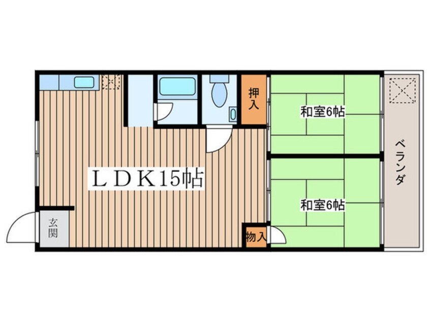 間取図 本城ビル