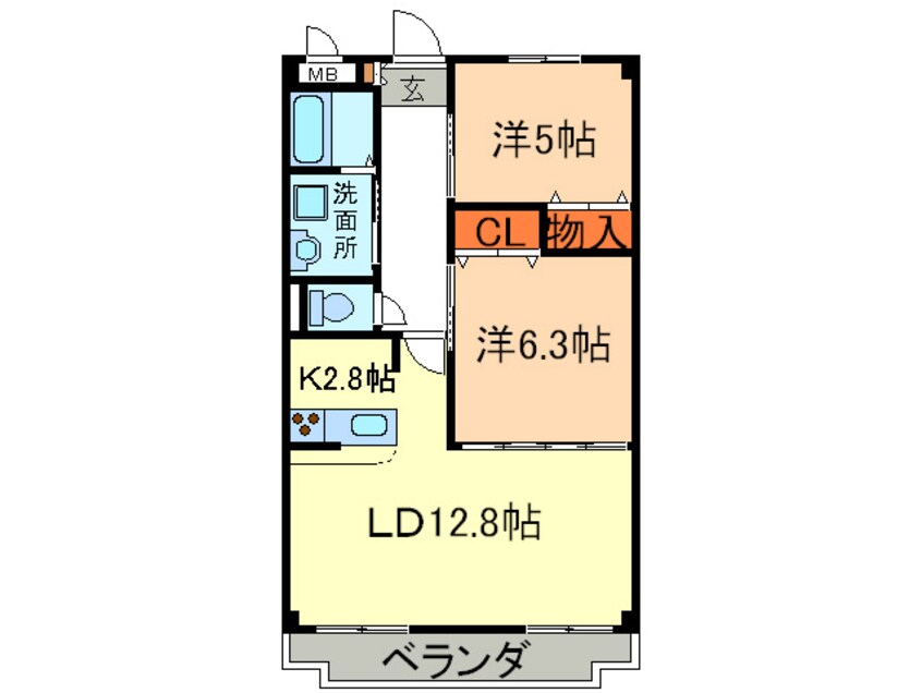 間取図 レジデンス野並