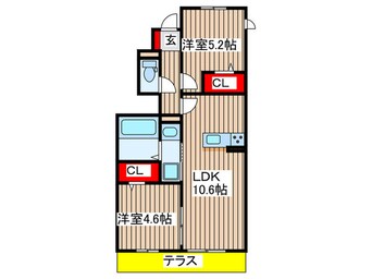 間取図 仮）レジデンス柊山