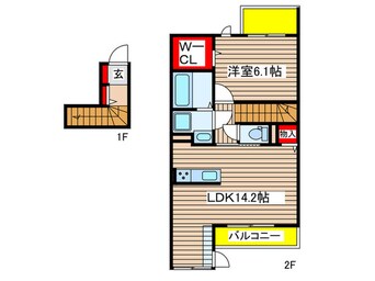 間取図 仮）レジデンス柊山