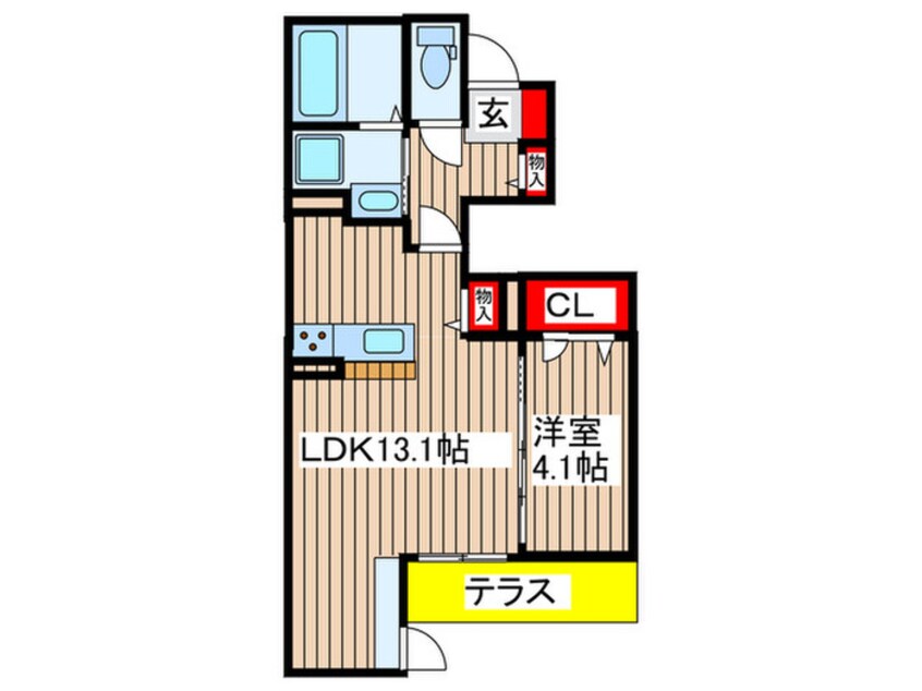 間取図 仮）レジデンス柊山