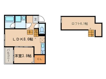 間取図 アクアマリン志賀本通