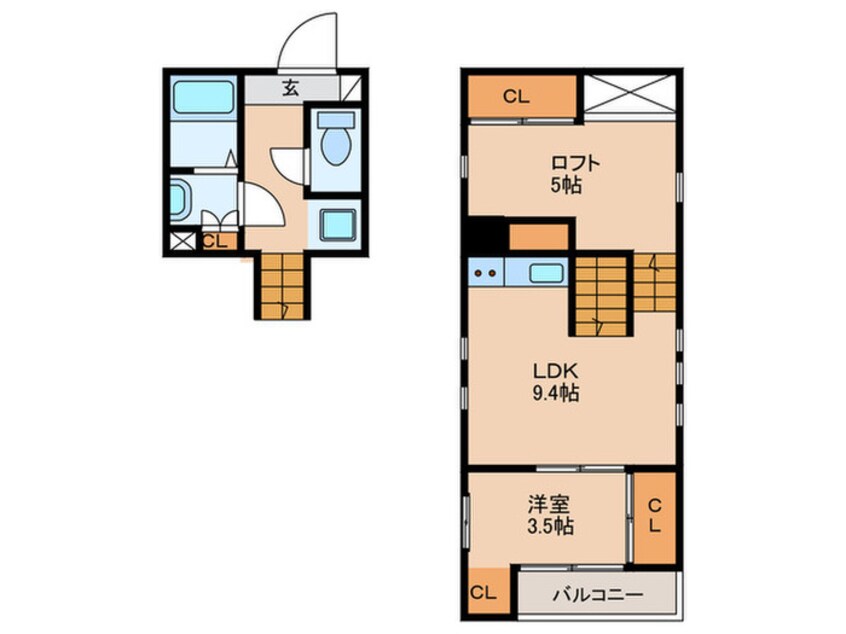 間取図 Etoile中村