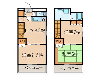 間取図 アミティ－安田