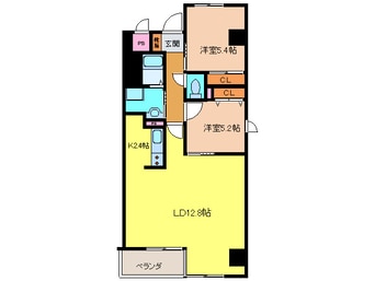 間取図 セントピア岡安