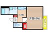 INOVE天白八幡山 1Kの間取り