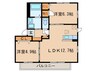 マイネハイマートＡ棟 2LDKの間取り