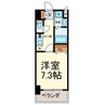 アジリア大曽根 1Kの間取り