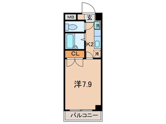 間取図 アイビーリーグ大曽根