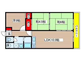 間取図 フレックスオーシャン