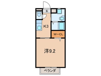 間取図 Ｖｉｌｌｅ　Ｃｌａｉｒ