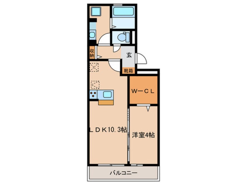 間取図 エクセレンス東梅坪
