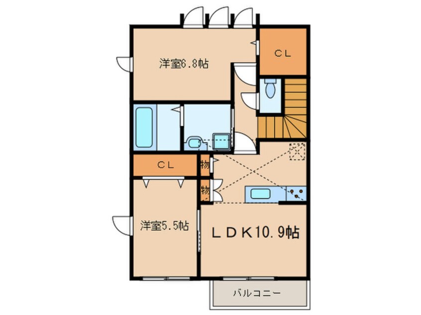 間取図 エターナル　レーヴ