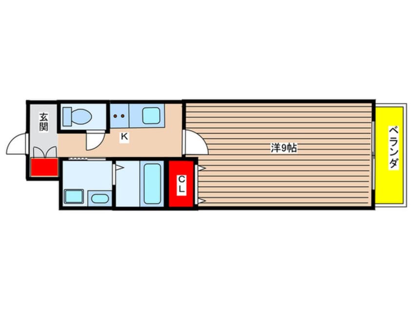 間取図 CREST GAREN M