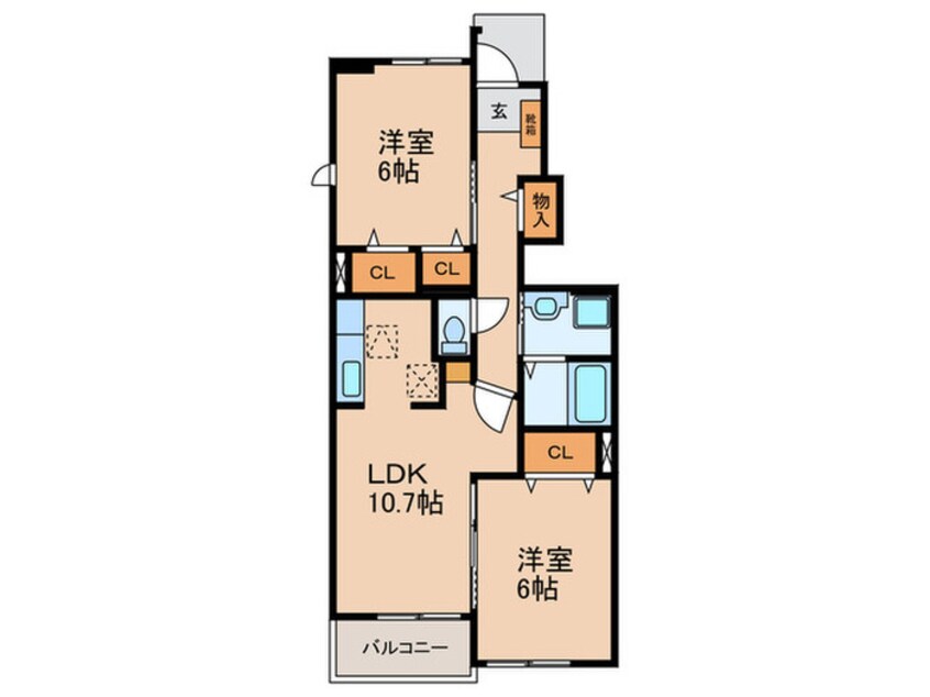 間取図 パッシオーネ