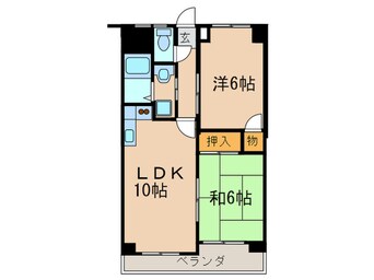 間取図 黒川ターミナルハイツ