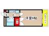 NF　GRAN　高畑 1Kの間取り