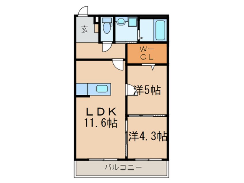 間取図 レーベンハート浄水