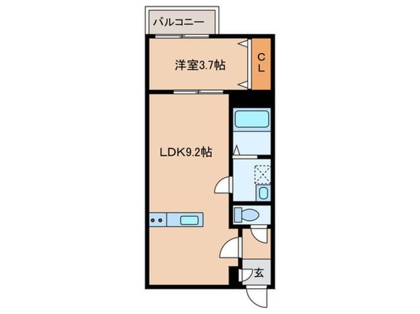 間取図 ＬＥＣＯＣＯＮ一宮Ⅳ