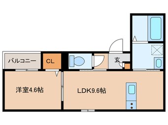 間取図 ＬＥＣＯＣＯＮ一宮Ⅳ