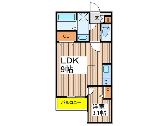 間取り図 fika道徳