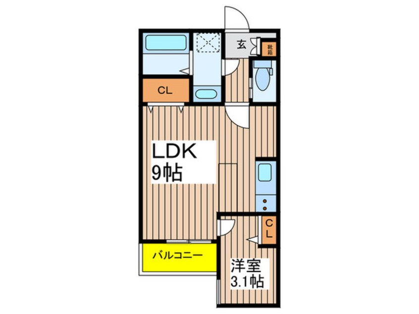 間取図 fika道徳