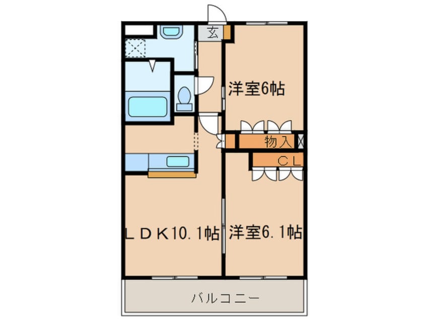 間取図 ピュア　エステ－ト
