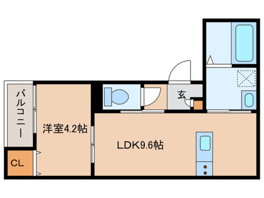 間取図 ＬＥＣＯＣＯＮ一宮Ⅴ