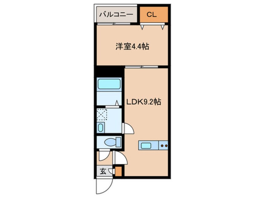 間取図 ＬＥＣＯＣＯＮ一宮Ⅴ