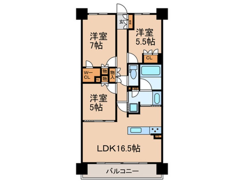 間取図 ｻﾞ･ﾊﾟｰｸﾊｳｽ大曽根ﾚｼﾞﾃﾞﾝｽ（904）