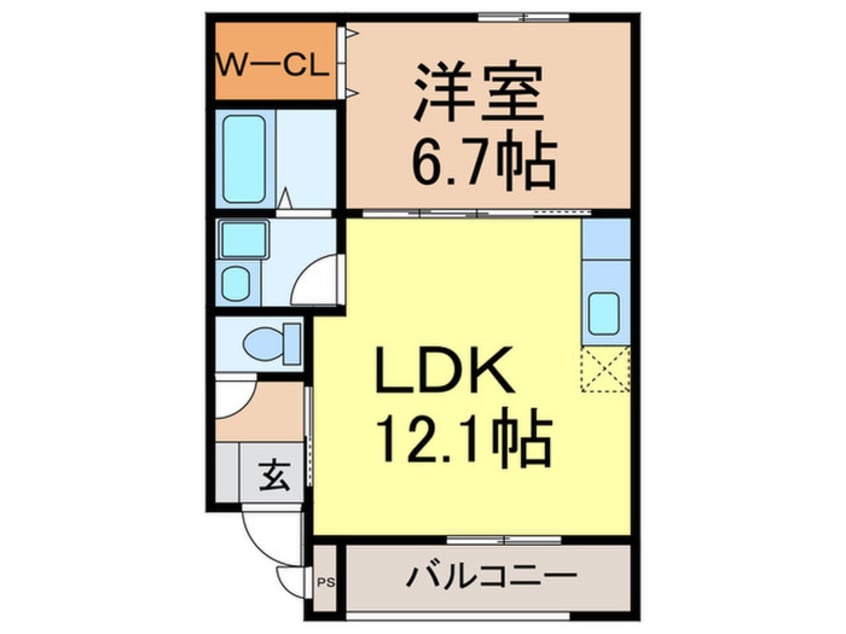 間取図 ルシクラージュ