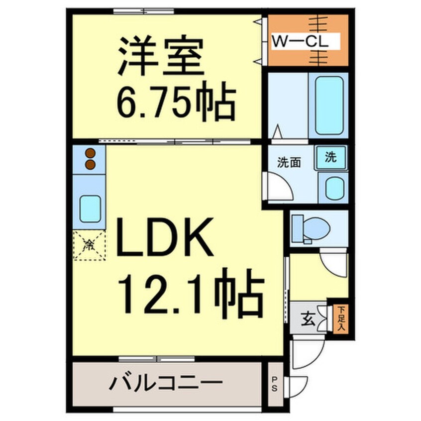間取図 ルシクラージュ